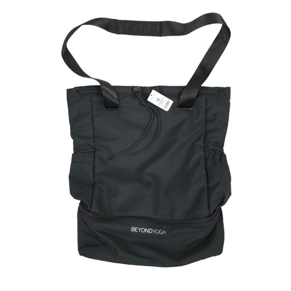Beyond Yoga Backpack Gym Bag Convertible Tote Black - Picture 6 of 12